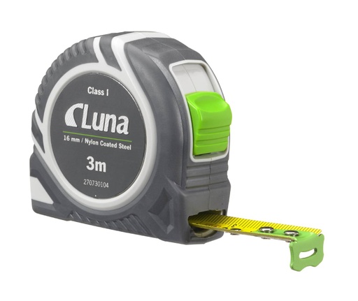 [7311662217174] Luna Tools LPL Mittanauha terästä 3m, toleranssi 1lk, Push Lock, ABS-kotelo