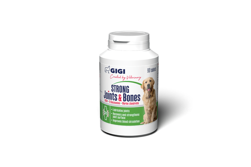 [4751008430592] GIGI Strong Joints &amp; Bones luu- ja nivelravinne koiralle 90 tablettia
