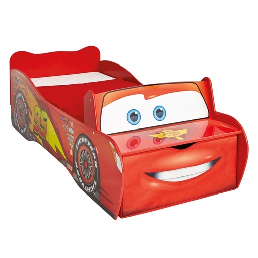 [5013138651896] Disney Autot Lastensänky laatikolla, punainen