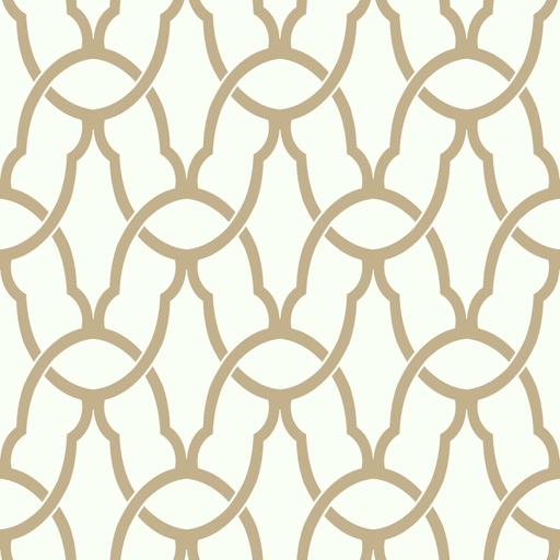 [0034878062334] RoomMates Liimaa &amp; Irrota -tarratapetti Trellis Gold