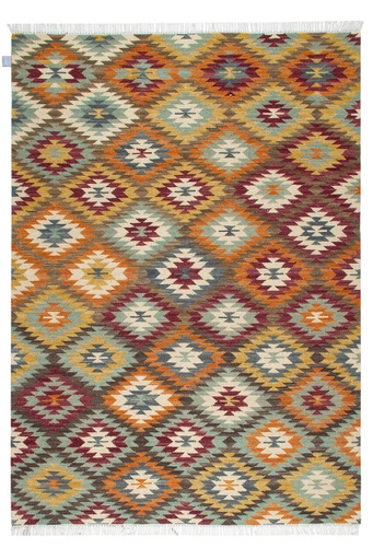 [4057724038402] Jalal Kilim Sivas Des.9 -villamatto 200x140cm, moniväri