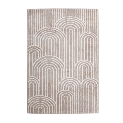 [4741243875562] Matto MARIO-2, 100x150cm, beige/valkoinen