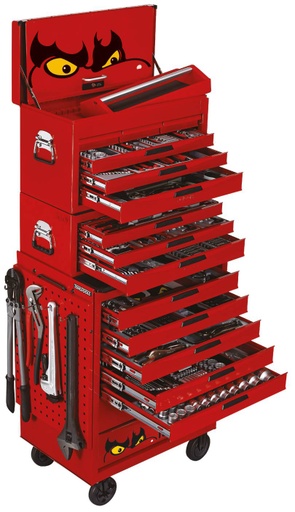 Teng Tools työkalusarja vaunussa 600 osaa TCMM600