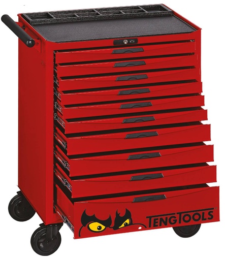 Teng Tools asennusvaunu 10ltk lukolla TCW810N