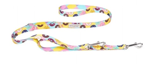 Amiplay BeHappy koirantalutin 7in1, säädettävä 100-200x1,5cm, donut S