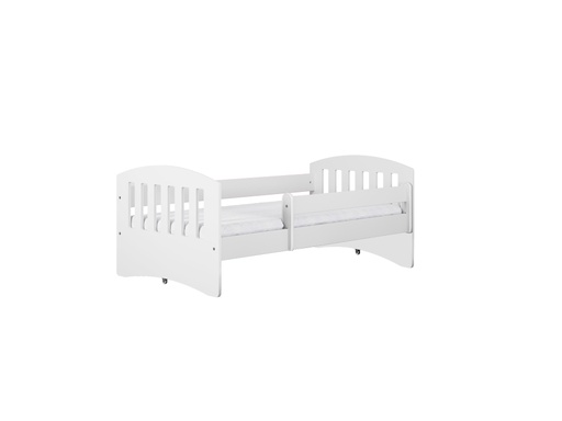 Kocot Kids lastensänky 140x80cm patjalla Basic ilman säilytyslaatikkoa, valkoinen