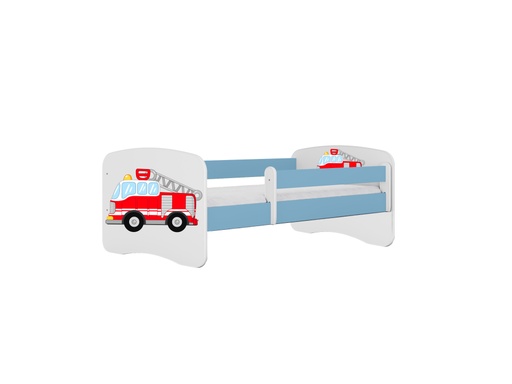 [5903282039810] Babydreams lastensänky 140x70cm runko ilman säilytyslaatikkoa - Paloauto, sininen