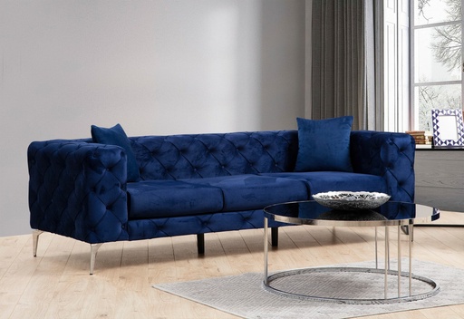 Chic Home Aino 3-istuttava sohva 237 cm, sininen