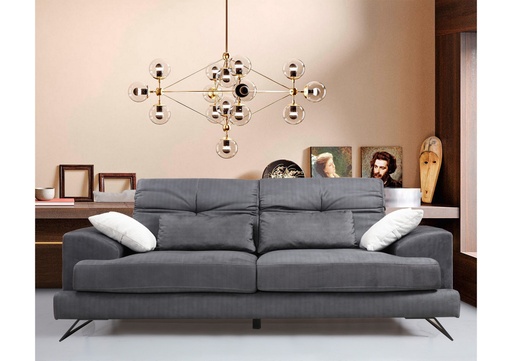 Chic Home Friida 2-istuttava sohva 185 cm, antrasiitti