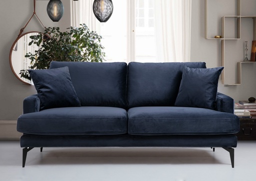 Chic Home Pauliina 2-istuttava sohva 175 cm, tummansininen