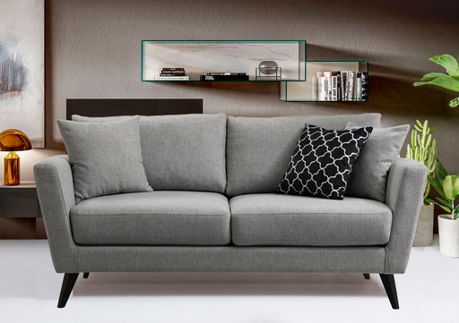 Chic Home Maaninka 2-istuttava sohva 170 cm, vaaleanharmaa