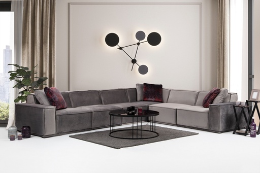 Chic Home Lea kulmasohva 388x300 cm R, harmaa