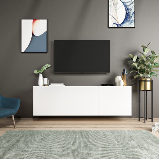 Chic Home Wenni TV-taso 150 cm, valkoinen