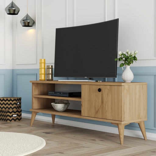 Chic Home Rasmus TV-taso 120 cm, vaaleanruskea